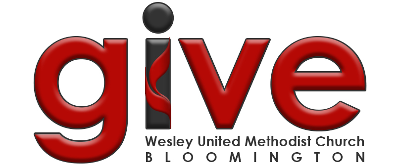 wesley umc bloomington give logo