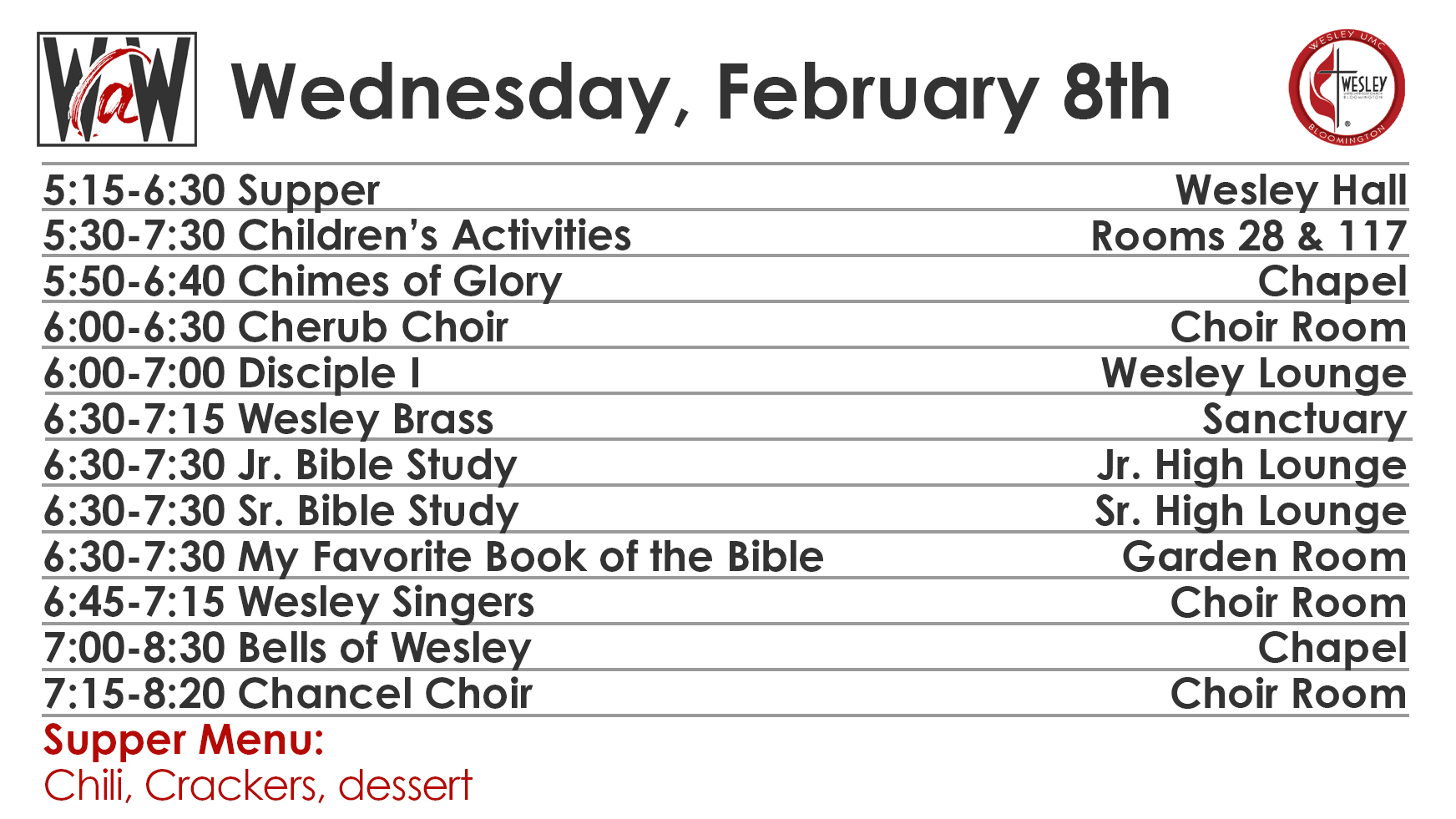 wednesday wednesday